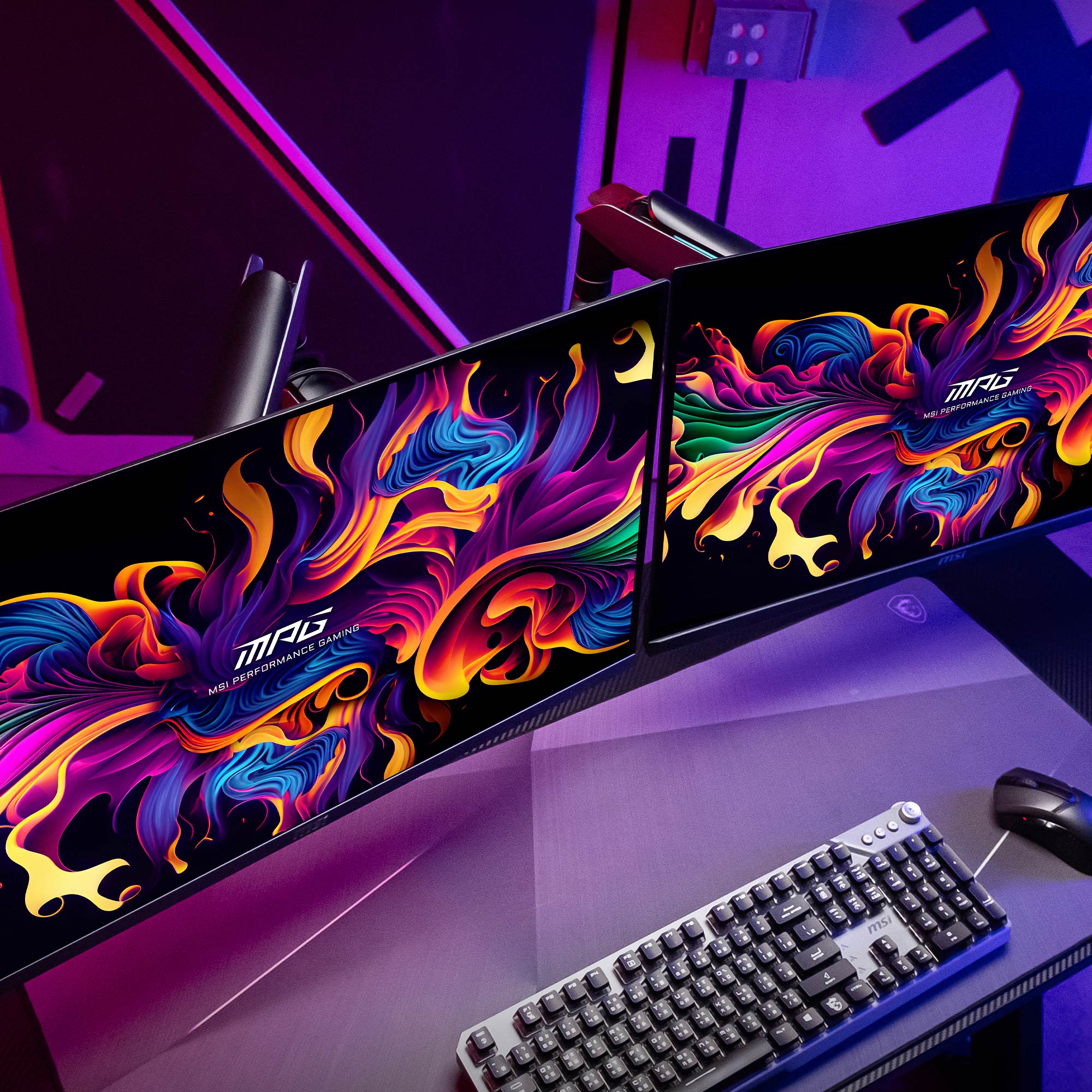 MSI MPG MT201DR RGBモニターアーム ＋おまけの保護プレート付き MPG MT201DR | Monitor Mount | MSI